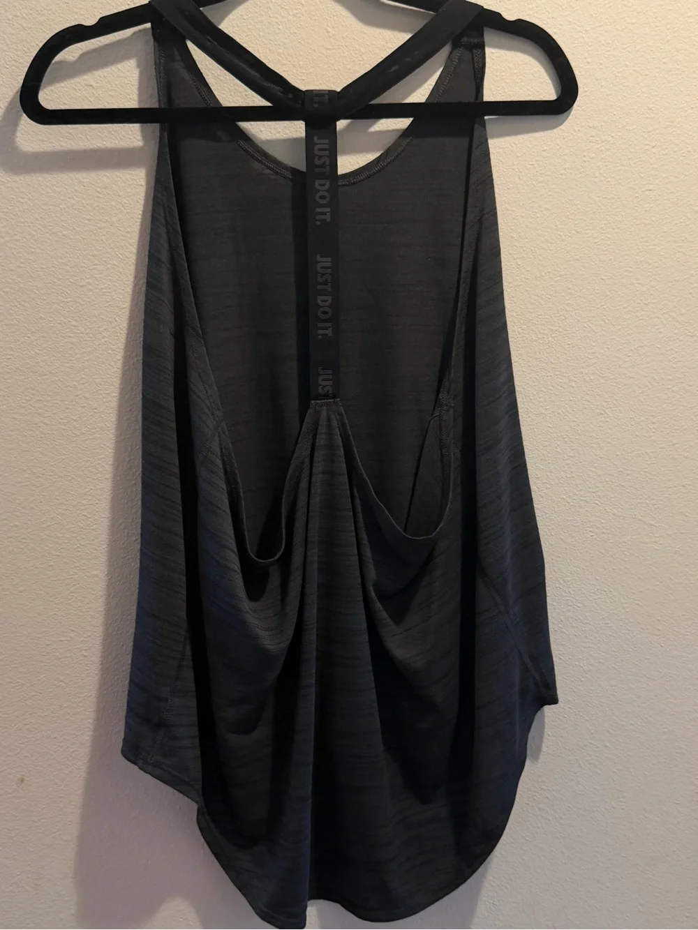 Nike Dri-FIT Racerback Tank Top - Charcoal Sz XL